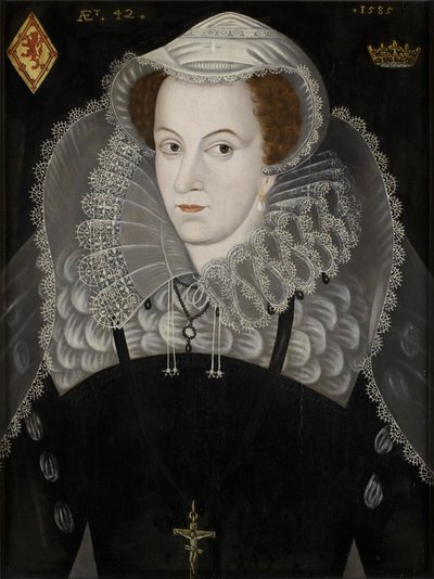 Portret van Mary, Queen of Scots (1542-1587) door After Rowland Lockley